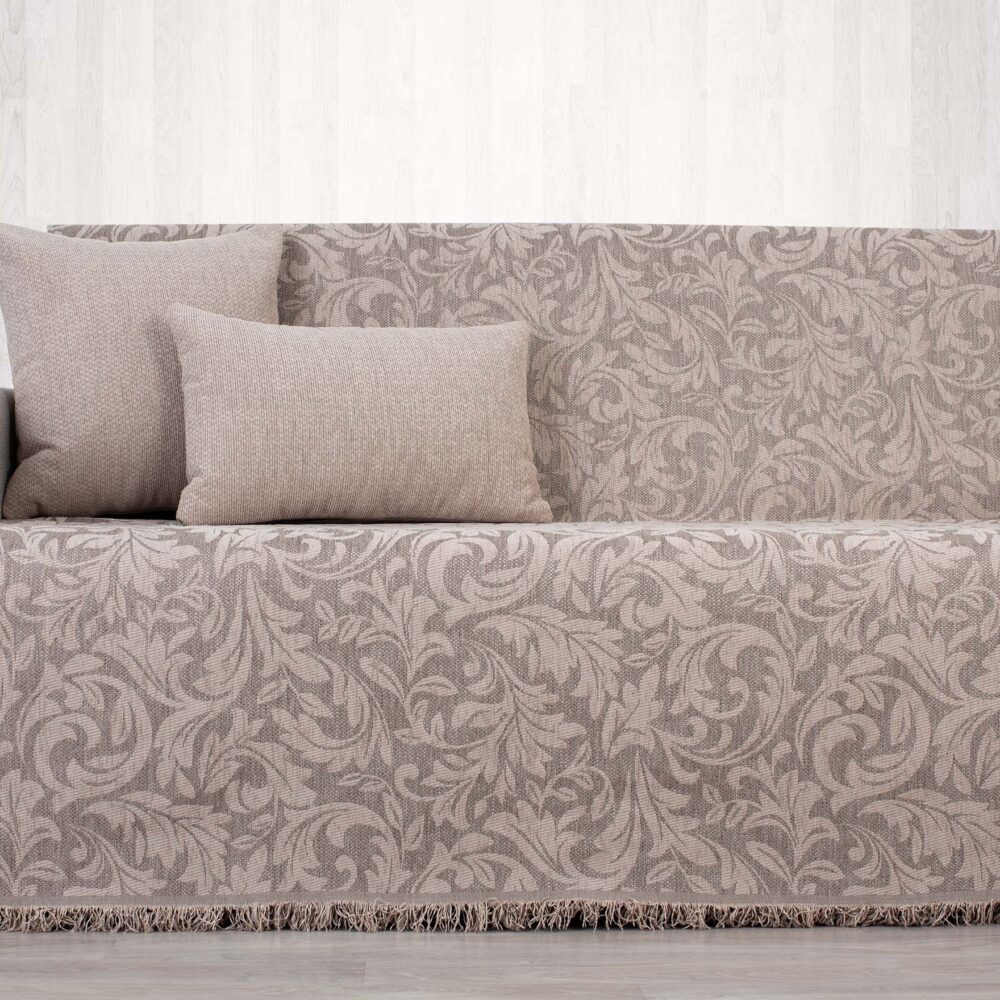 Ριχτάρι τετραθέσιου (170X340) Cotone FLORA μπεζ