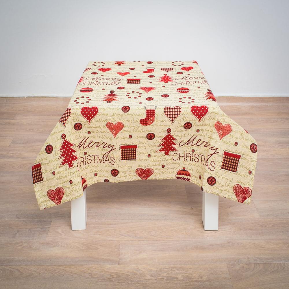 Χριστουγεννιάτικο Καρέ 90x90 Cotone | Merry Love
