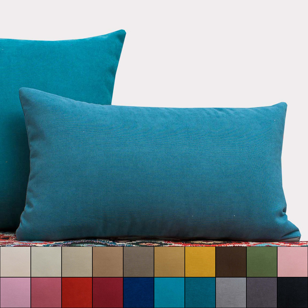 Διακοσμητική μαξιλαροθήκη 30x50 Cotone | Villa (20 χρώματα)