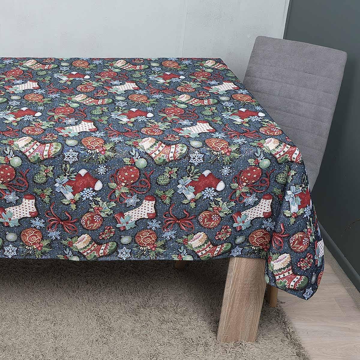 Χριστουγεννιάτικο Τραπεζοκαρέ 140Χ140 Cotone Natale