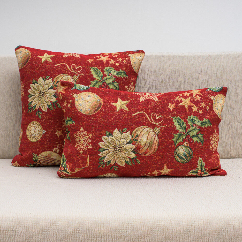 Χριστουγεννιάτικη Μαξιλαροθήκη 45Χ45 Cotone | Noel Κόκκινο