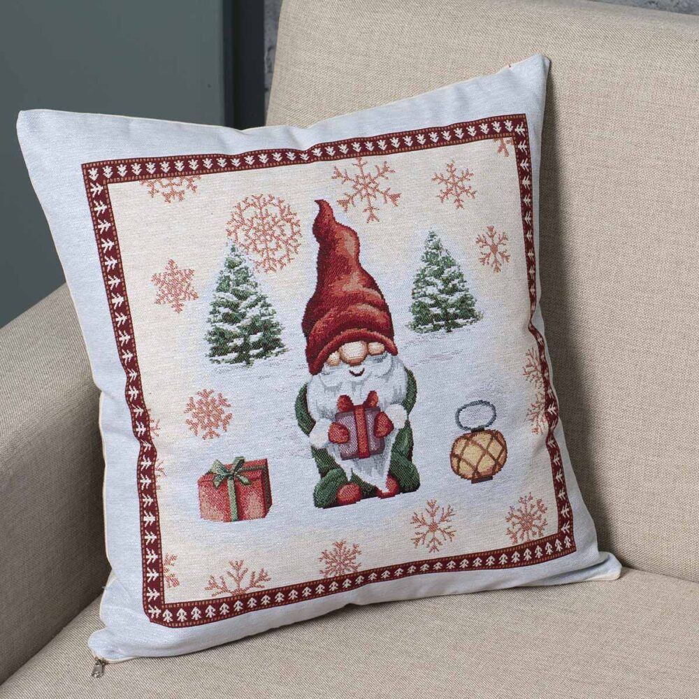 Χριστουγεννιάτικη Μαξιλαροθήκη 45Χ45 Cotone | Lilly red