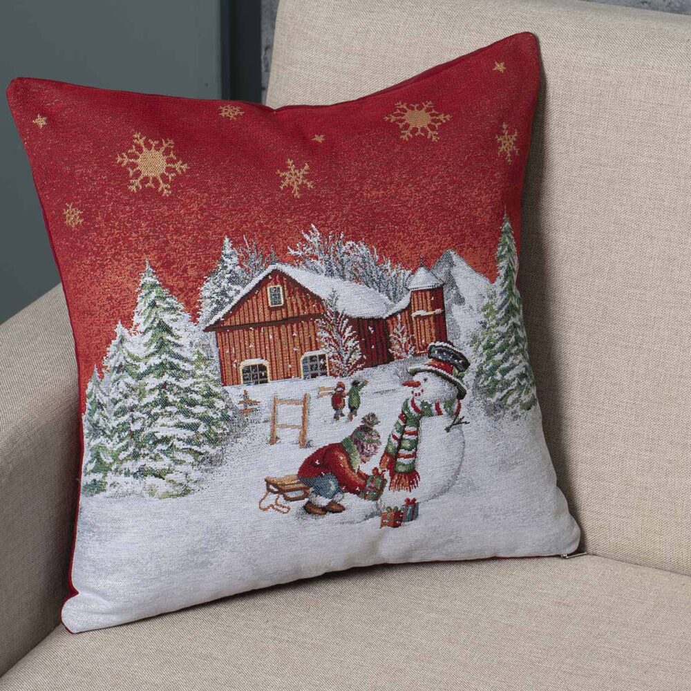 Χριστουγεννιάτικη Μαξιλαροθήκη 45Χ45 Cotone | Villagio Snow