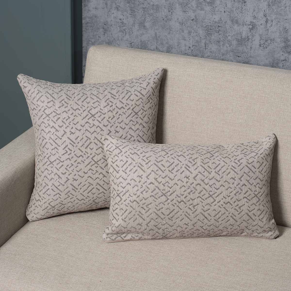 Διακοσμητική μαξιλαροθήκη 45x45 Cotone | Lido Γκρεζ