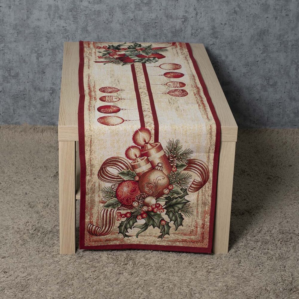 Xριστουγεννιάτικη Τραβέρσα 44X140 Cotone Elegant