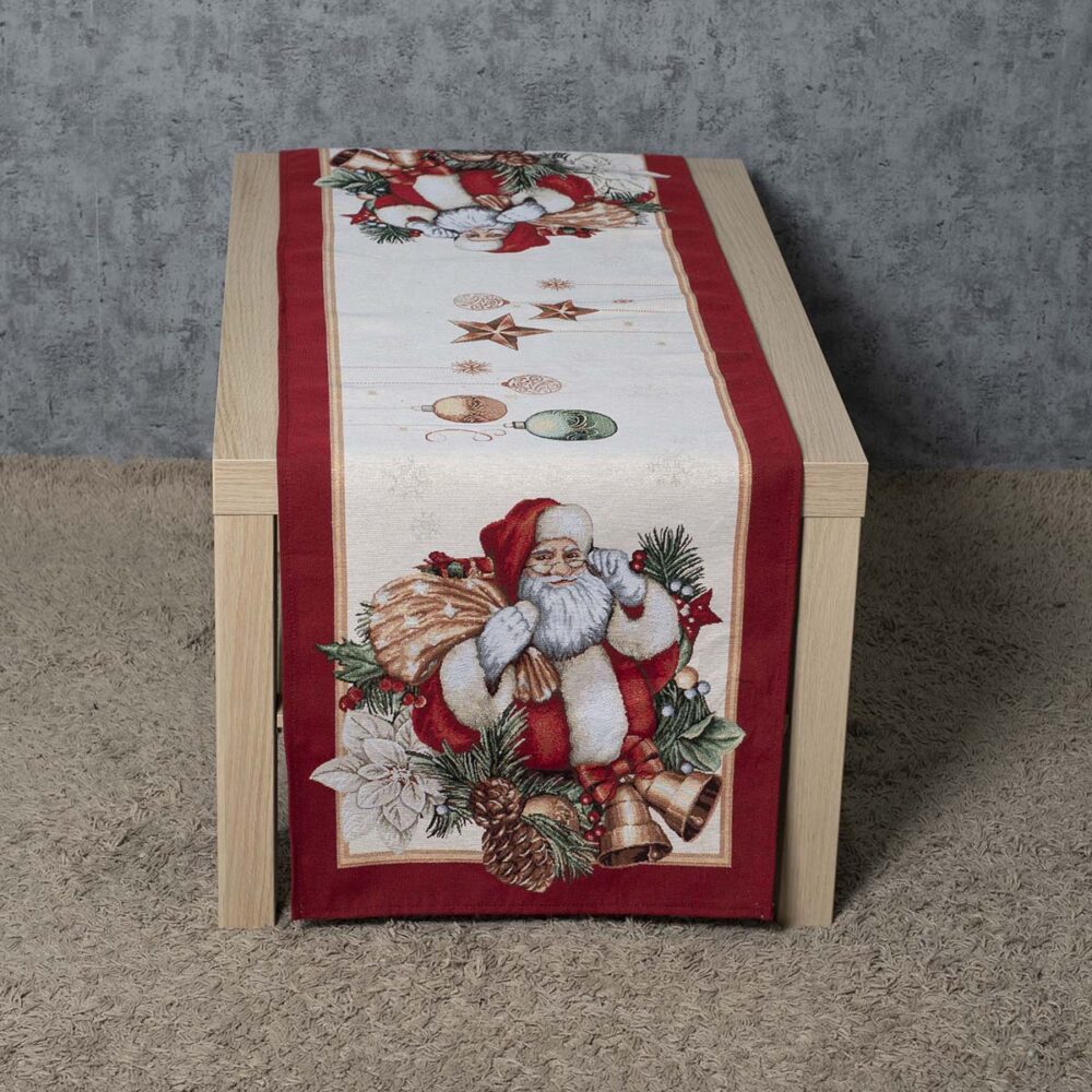 Xριστουγεννιάτικη Τραβέρσα 44X140 Cotone Scarlet