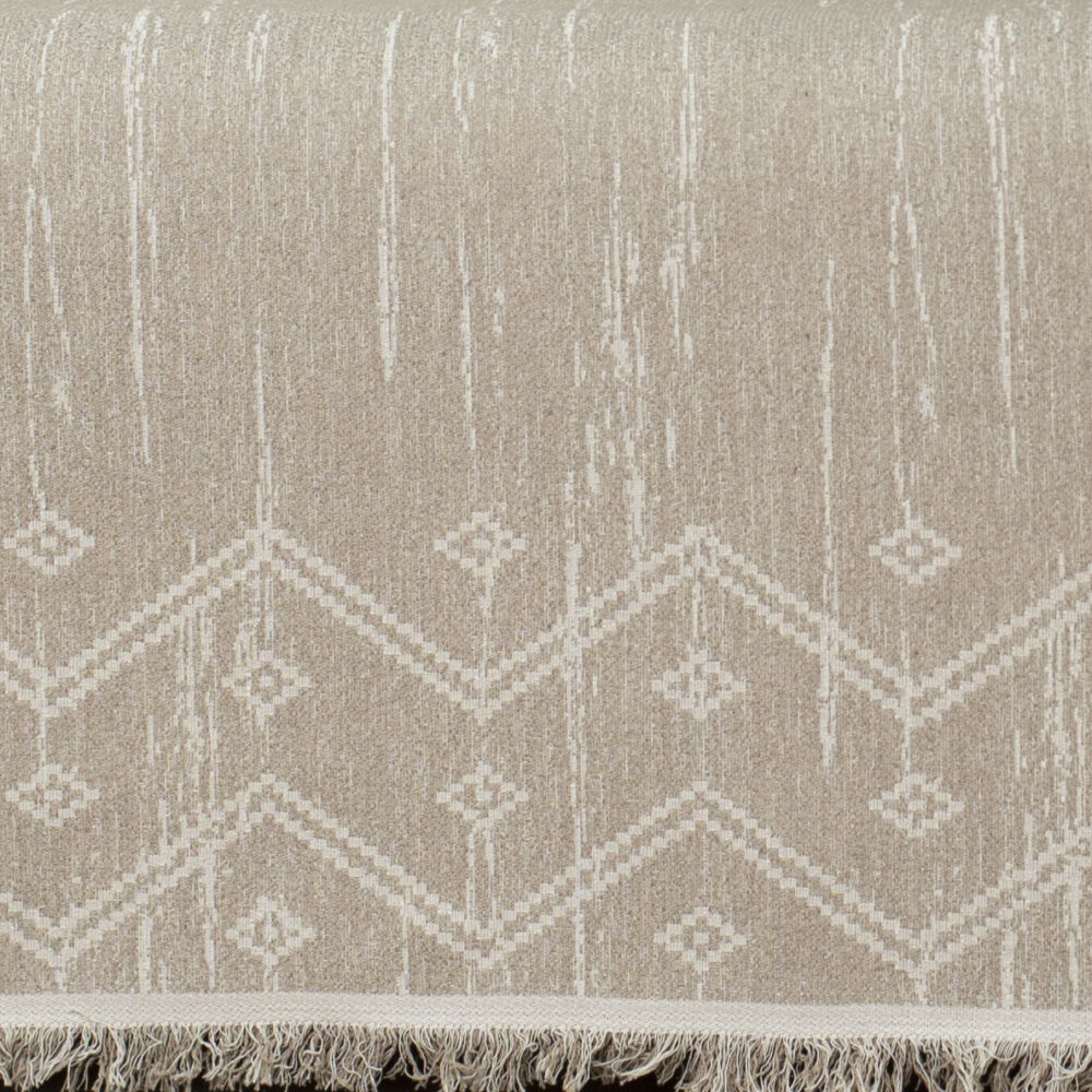 Ριχτάρι Τετραθέσιου 170×340 Cotone | Faro Μπεζ - Image 2