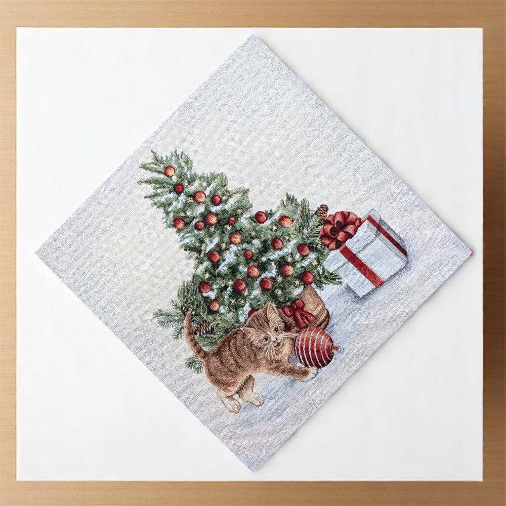 Χριστουγεννιάτικο Πετσετάκι 44x44 Cotone | Cat Tree