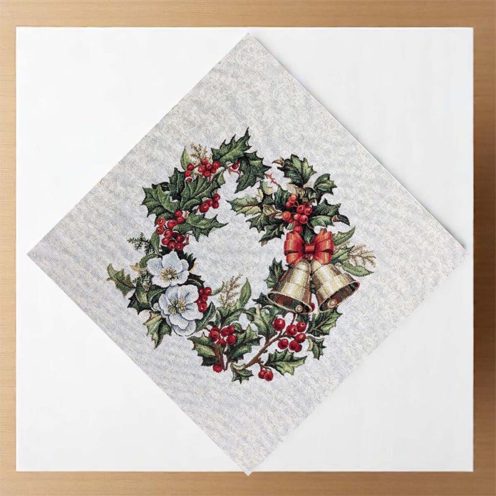 Χριστουγεννιάτικο Πετσετάκι 44x44 Cotone | Xmas Ring