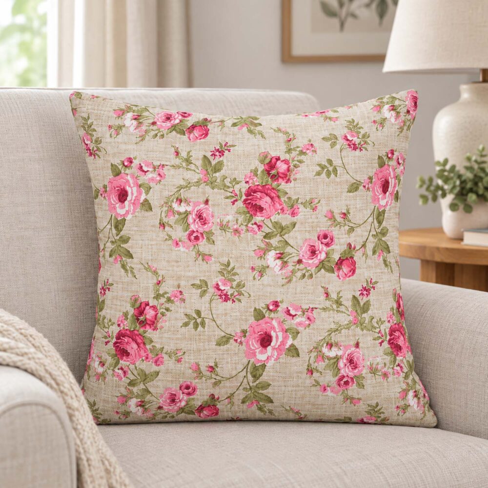 Διακοσμητική Μαξιλαροθήκη 50x50 COTONE | Rosa